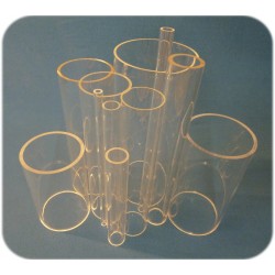(70/60) 70mm x 5mm x 150mm Clear Acrylic Tube (Extruded) (O/C 28)