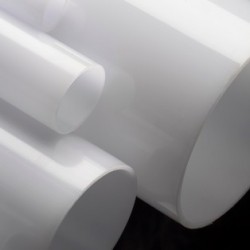 (80/74) 80mm x 3mm x 1000mm OPAL Polycarbonate Tube (EXTRUDED)