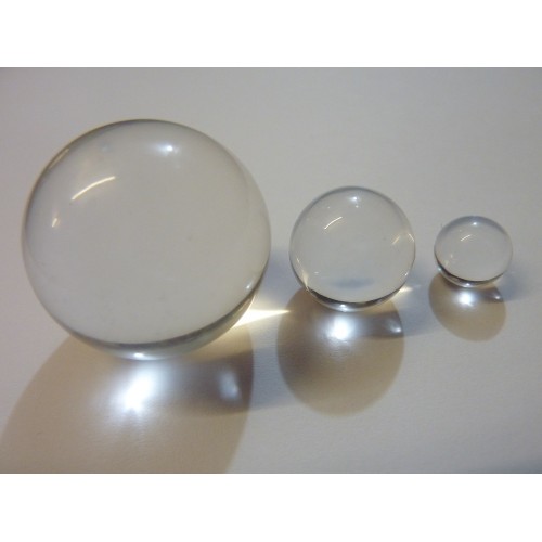 divisible Plastic ball clear 30 mm PS 